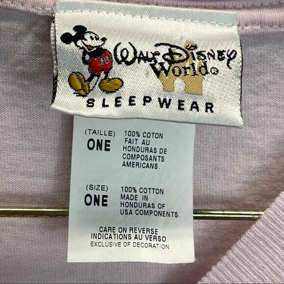 Walt Disney World Sleep PJ One Size Magic Kingdom Minnie You Growl Girl - Picture 3 of 12